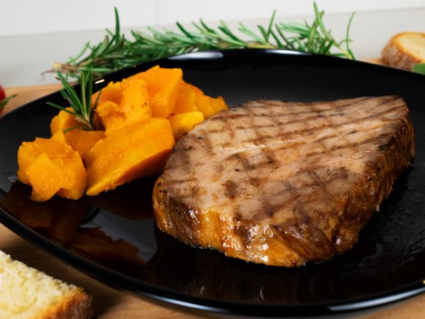I Cucinati - Coppa alla griglia nel piatto - Salumificio Pantarotto