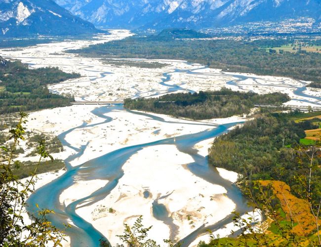 Fiume Tagliamento - Friuli - Terra